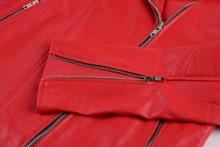 Robyn Rihanna F Biker Leather Jacket | Leather Jackets AU Primeleathershop