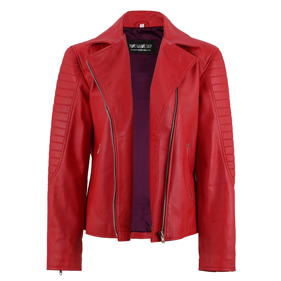 Robyn Rihanna F Biker Leather Jacket | Leather Jackets AU Primeleathershop
