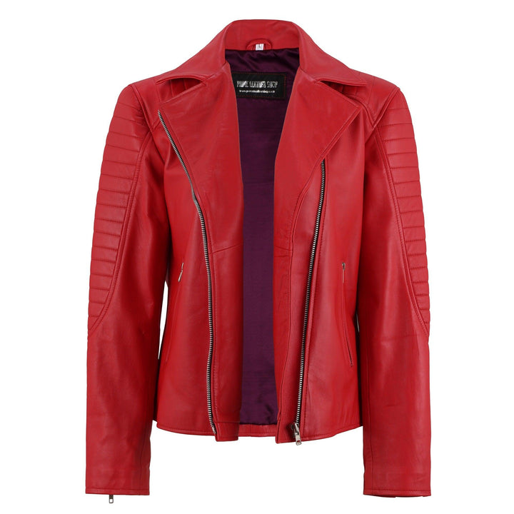Robyn Rihanna F Biker Leather Jacket | Leather Jackets AU Primeleathershop