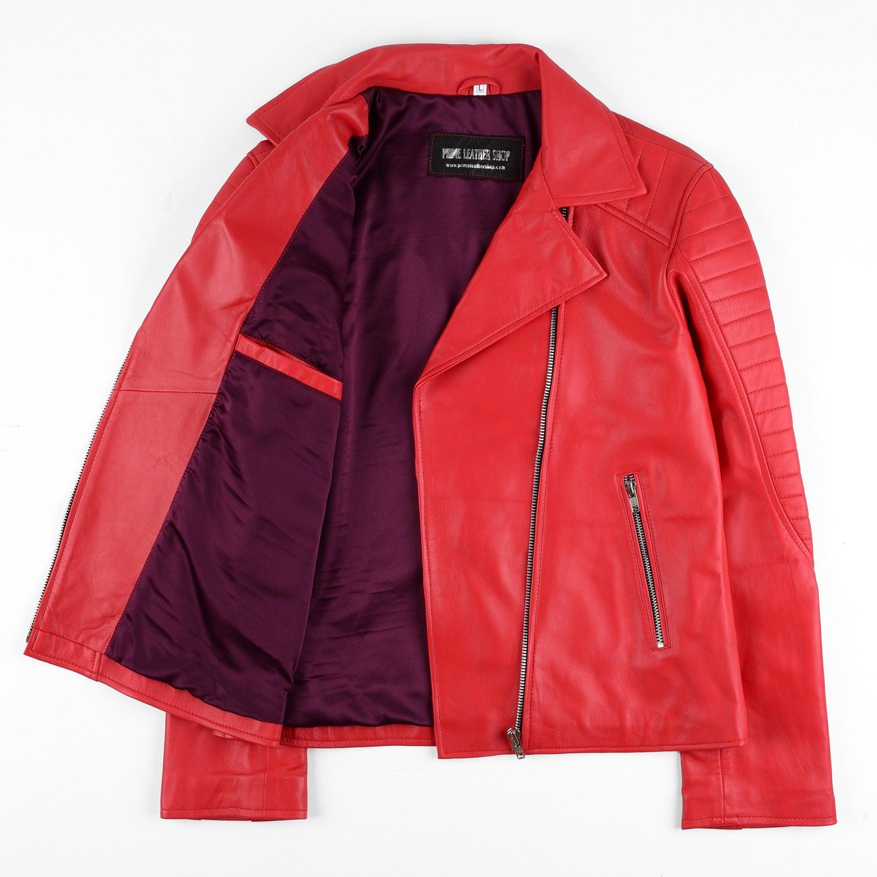 Robyn Rihanna F Biker Leather Jacket | Leather Jackets AU Primeleathershop