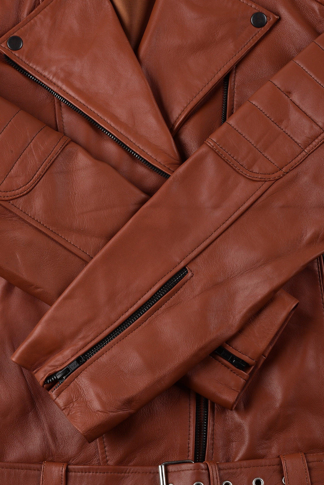 Taylor S Brown Leather Biker Jacket | Leather Jackets AU Primeleathershop