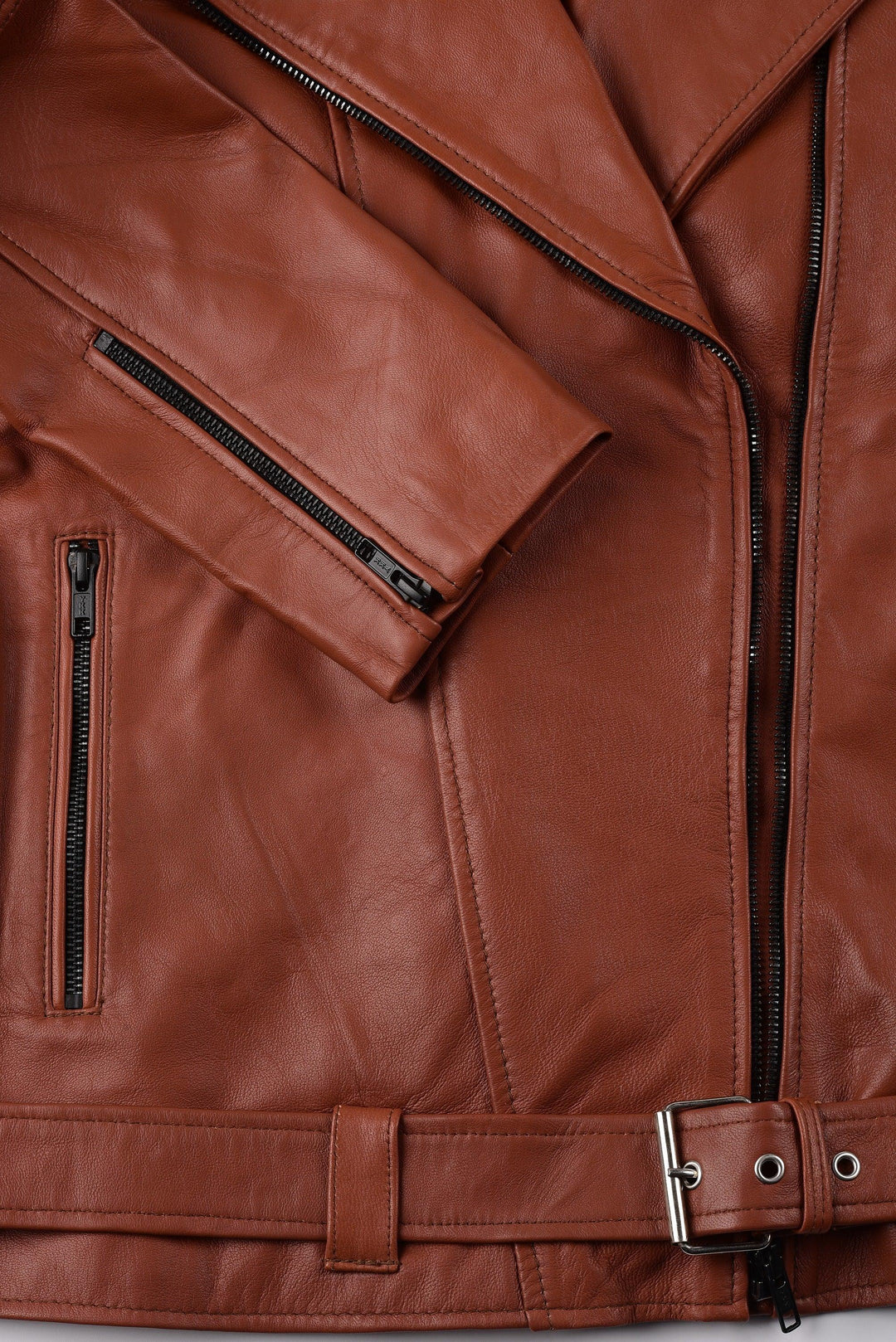 Taylor S Brown Leather Biker Jacket | Leather Jackets AU Primeleathershop
