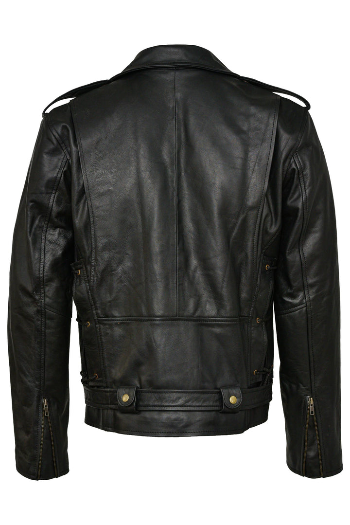 Terminator Biker Leather Jacket | Leather Jackets AU Primeleathershop