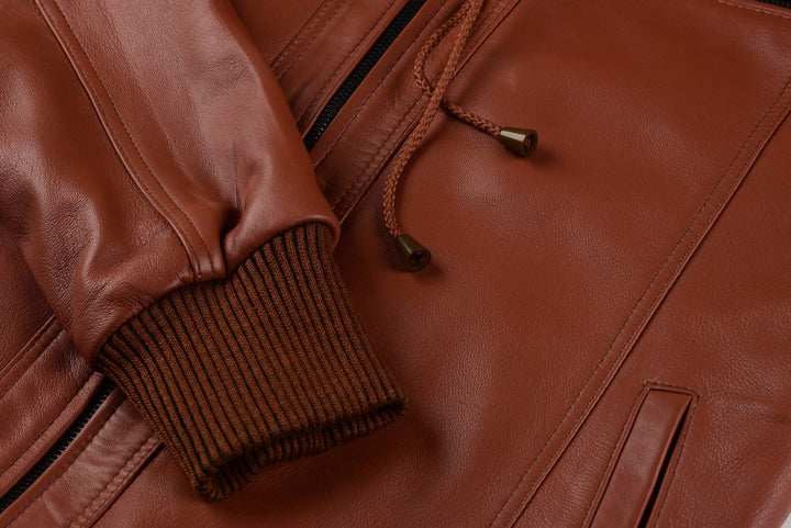 Tiger W Classic Bomber Leather Jacket | Leather Jackets AU Primeleathershop