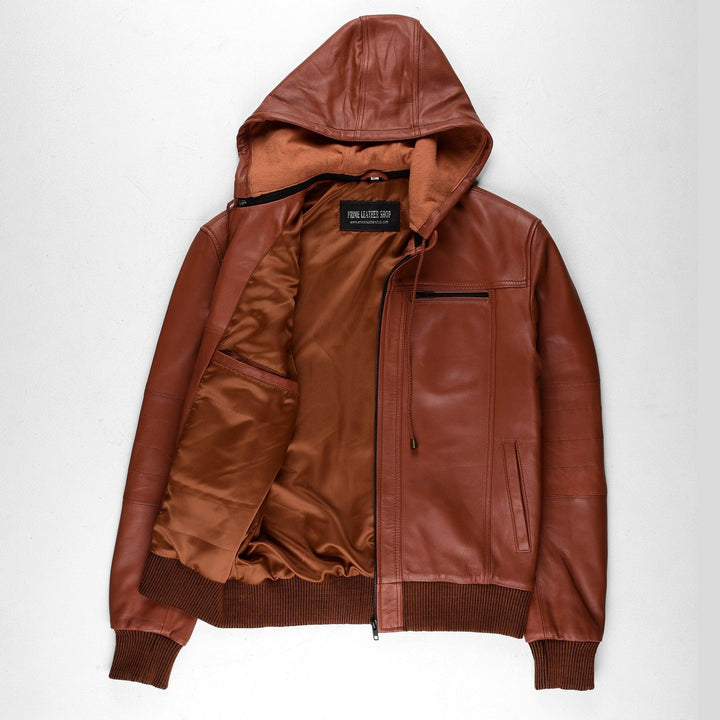 Tiger W Classic Bomber Leather Jacket | Leather Jackets AU Primeleathershop