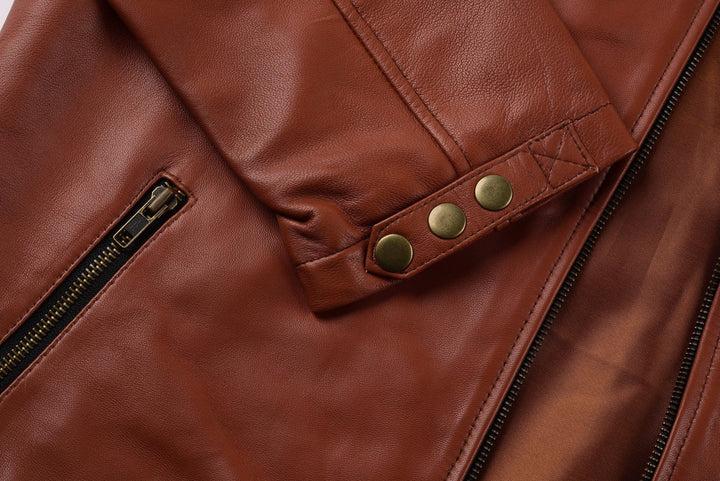 Tom Hanks Classic Brown Leather Jacket | Leather Jackets AU Primeleathershop
