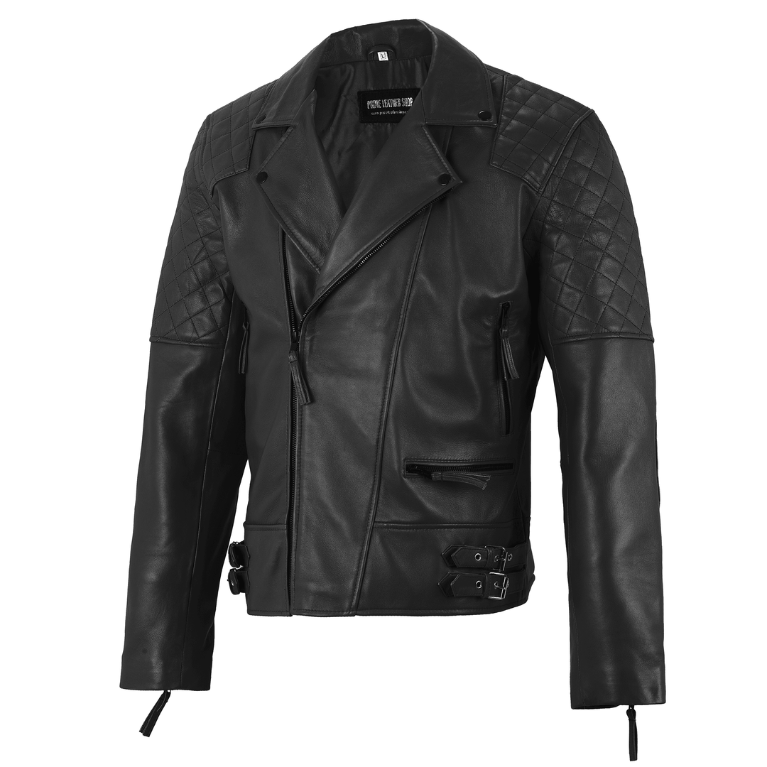 Will Smith Biker Leather Jacket | Leather Jackets AU Primeleathershop