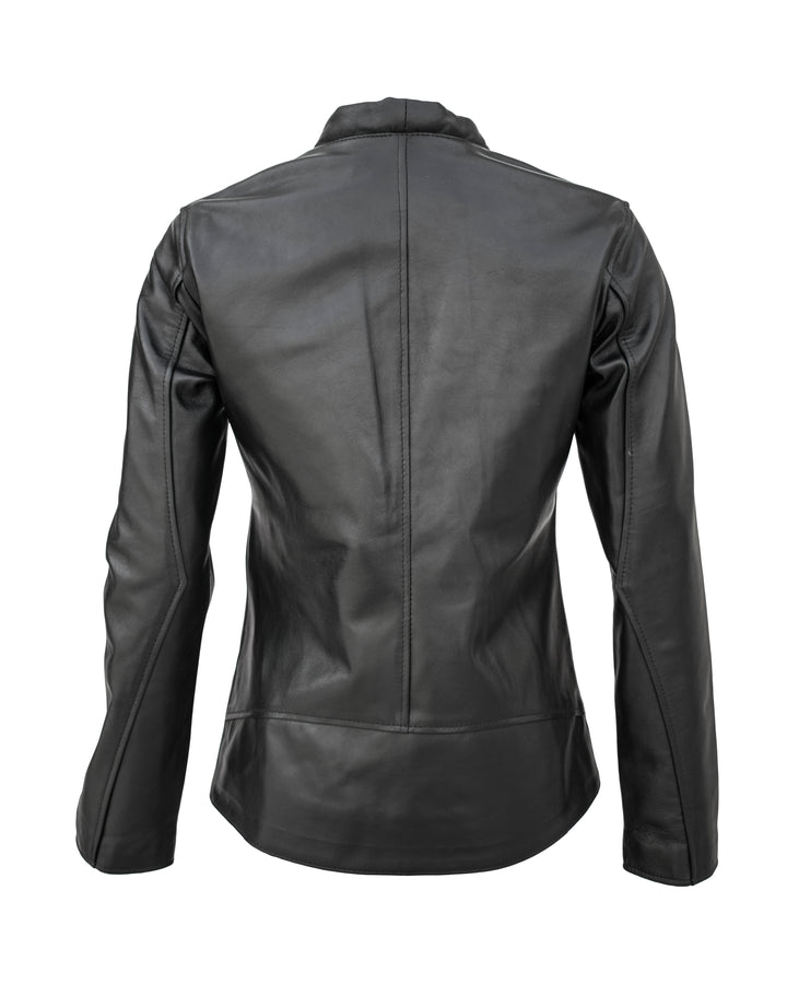 Women’s Black Genuine Leather Coat | Leather Jackets AU Primeleathershop
