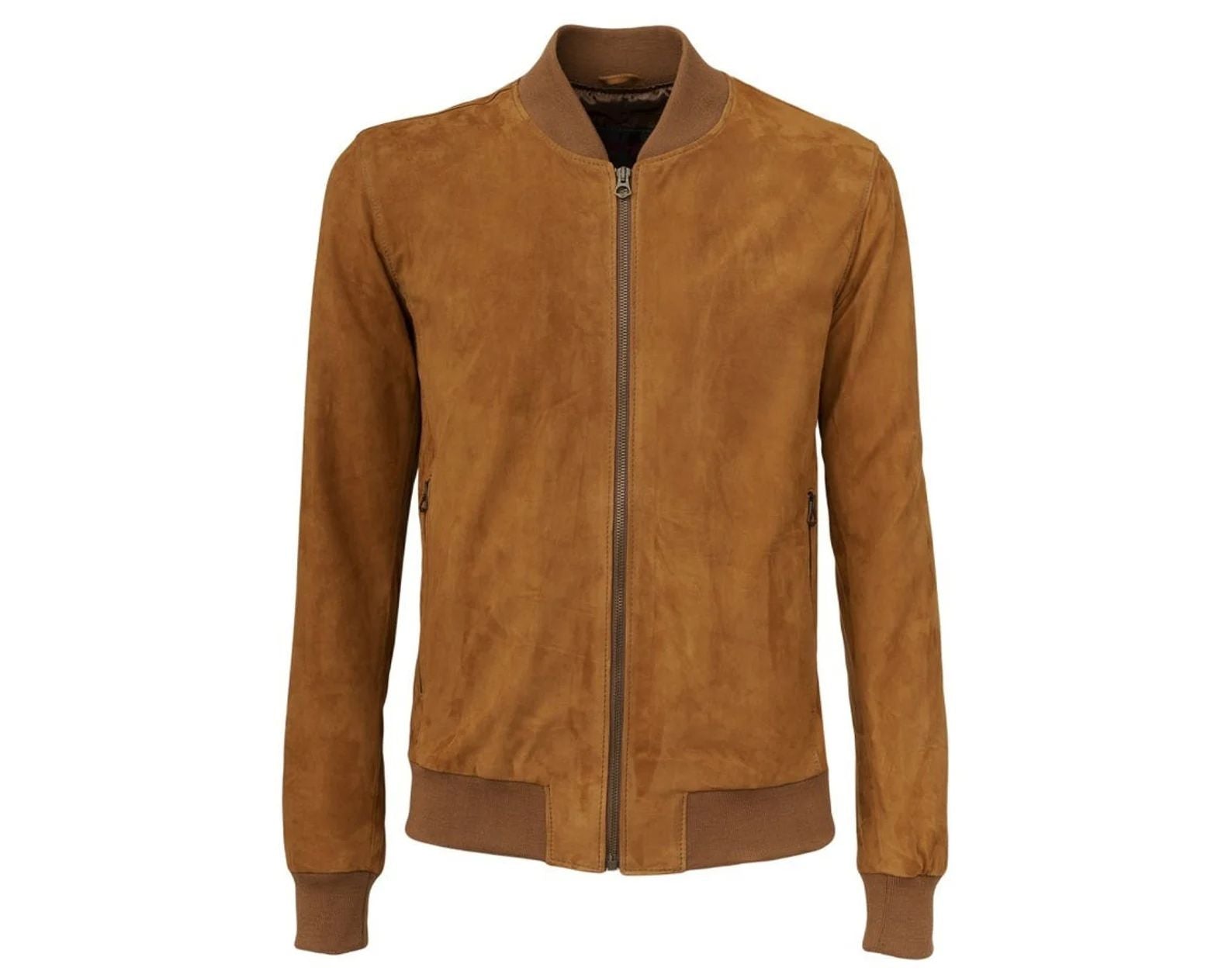 Womens Suede Cropped Cafe Racer Jacket | Leather Jackets AU Primeleathershop